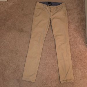 American Eagle Khaki straight leg stretch pants